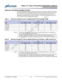 MT45W2MW16PAFA-85 WT Datasheet Page 19