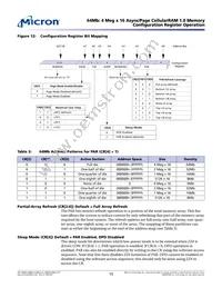 MT45W4MW16PFA-85 WT TR Datasheet Page 15