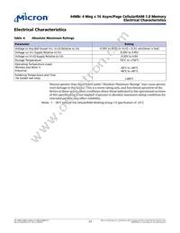 MT45W4MW16PFA-85 WT TR Datasheet Page 17