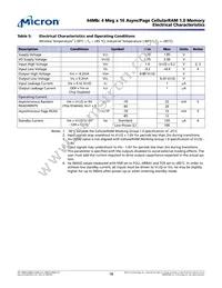 MT45W4MW16PFA-85 WT TR Datasheet Page 18