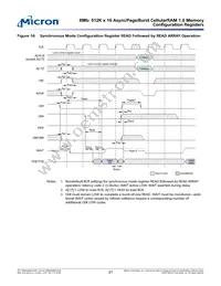 MT45W512KW16BEGB-708 WT TR Datasheet Page 21