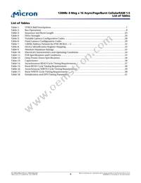 MT45W8MW16BGX-856 AT Datasheet Page 4