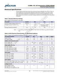 MT46H32M16LFBF-6 AAT:C Datasheet Page 18