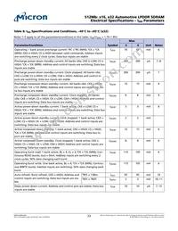 MT46H32M16LFBF-6 AAT:C Datasheet Page 23