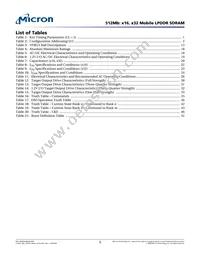 MT46H32M16LFBF-6 AT:B TR Datasheet Page 5
