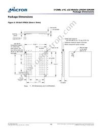 MT46H32M16LFBF-6 AT:B TR Datasheet Page 15