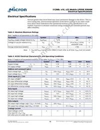 MT46H32M16LFBF-6 AT:B TR Datasheet Page 18