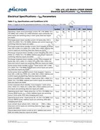 MT46H64M16LFCK-6:A TR Datasheet Page 20