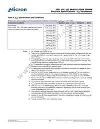 MT46H64M16LFCK-6:A TR Datasheet Page 22