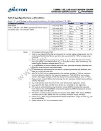 MT46H8M16LFBF-6 AT:K TR Datasheet Page 22