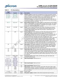 MT46V8M16P-5B:D TR Datasheet Page 9