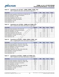 MT46V8M16P-5B:D TR Datasheet Page 19