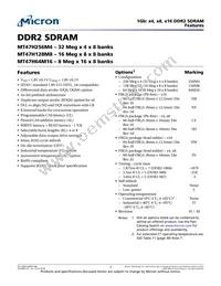 MT47H128M8CF-3:H Datasheet Cover