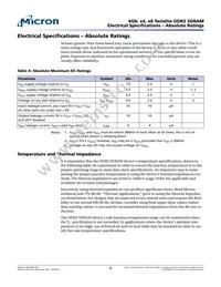 MT47H1G4WTR-25E:C Datasheet Page 9