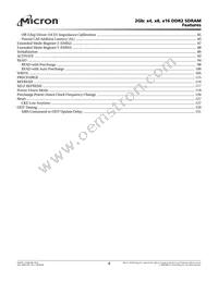 MT47H256M8EB-3:C Datasheet Page 4