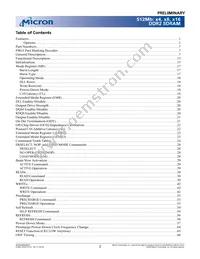 MT47H32M16BT-3:A TR Datasheet Page 2