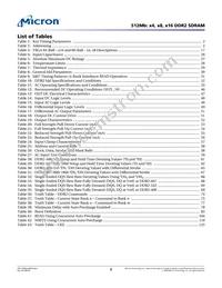MT47H32M16CC-3:B TR Datasheet Page 6