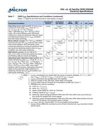 MT47H512M4THN-37E:E TR Datasheet Page 9