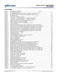 MT47H64M16BT-3:A TR Datasheet Page 6