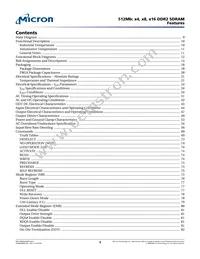 MT47H64M8CF-25E:G TR Datasheet Page 4