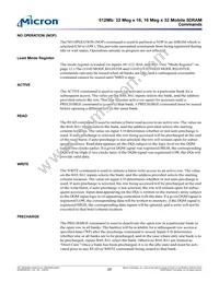 MT48H32M16LFCJ-75:A TR Datasheet Page 20