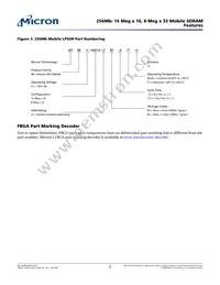 MT48H8M32LFB5-75 AT:H Datasheet Page 2