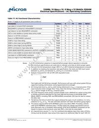 MT48H8M32LFB5-75 AT:H Datasheet Page 21