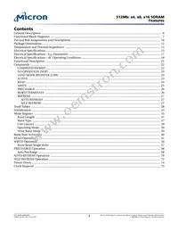 MT48LC32M16A2P-75:C TR Datasheet Page 3