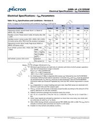 MT48LC4M16A2P-6A AAT:J Datasheet Page 21