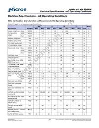 MT48LC4M16A2P-6A AAT:J Datasheet Page 23