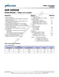 MT48LC4M32B2TG-6A IT:L Datasheet Cover