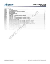 MT48LC8M32LFF5-8 TR Datasheet Page 4