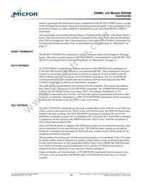 MT48LC8M32LFF5-8 TR Datasheet Page 19