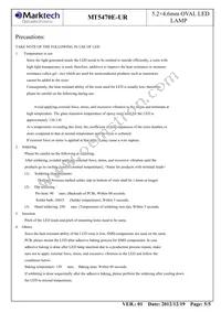 MT5470E-UR Datasheet Page 6