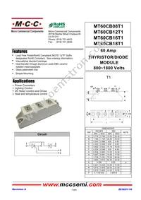 MT60CB16T1-BP Datasheet Cover