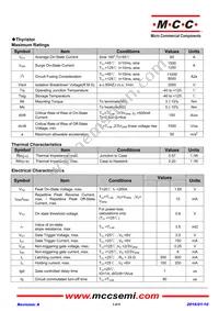 MT60CB16T1-BP Datasheet Page 3