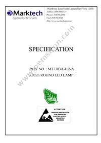 MT7303A-UR-A Datasheet Cover