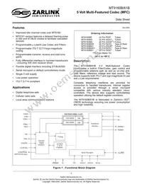 MT9160BS1 Datasheet Cover