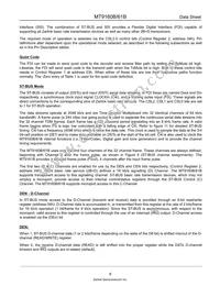 MT9160BS1 Datasheet Page 8