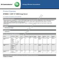 MT9M025IA3XTC-TRBR Datasheet Cover