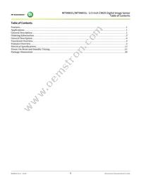 MT9M031D00STMC24BC1-200 Datasheet Page 3