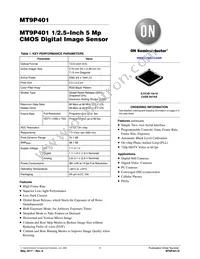MT9P401I12STC-DP1 Datasheet Cover