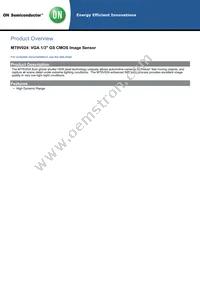 MT9V024IA7XTC-DP Datasheet Cover