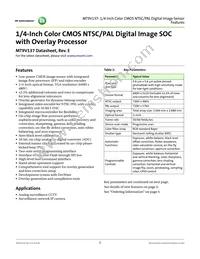 MT9V137C12STC-DP Datasheet Cover