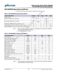 MTA8ATF51264HZ-2G6B1 Datasheet Page 18