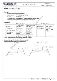 MTBL2410-G-A Datasheet Page 5