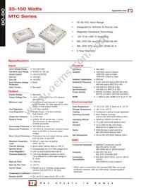 MTC3528S05 Datasheet Cover