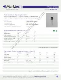 MTD3910N Datasheet Cover