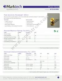 MTD3910PM Datasheet Cover