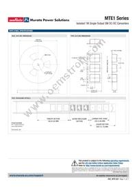 MTE1S1505MC Datasheet Page 11